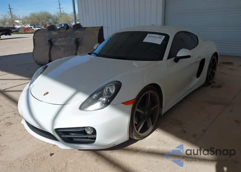 2015 Porsche Cayman S из США, поврежденный, VIN WP0AB2A80FK181435